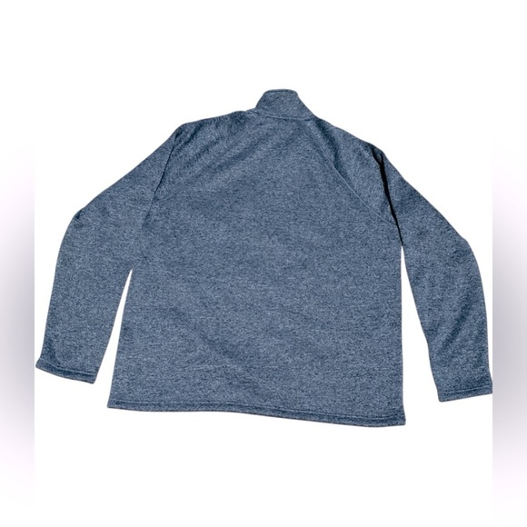 Eddie Bauer Men's Soft And Warm Blue Pull - Over 1/4 Zip-Up Sweater - Picture 3 of 6